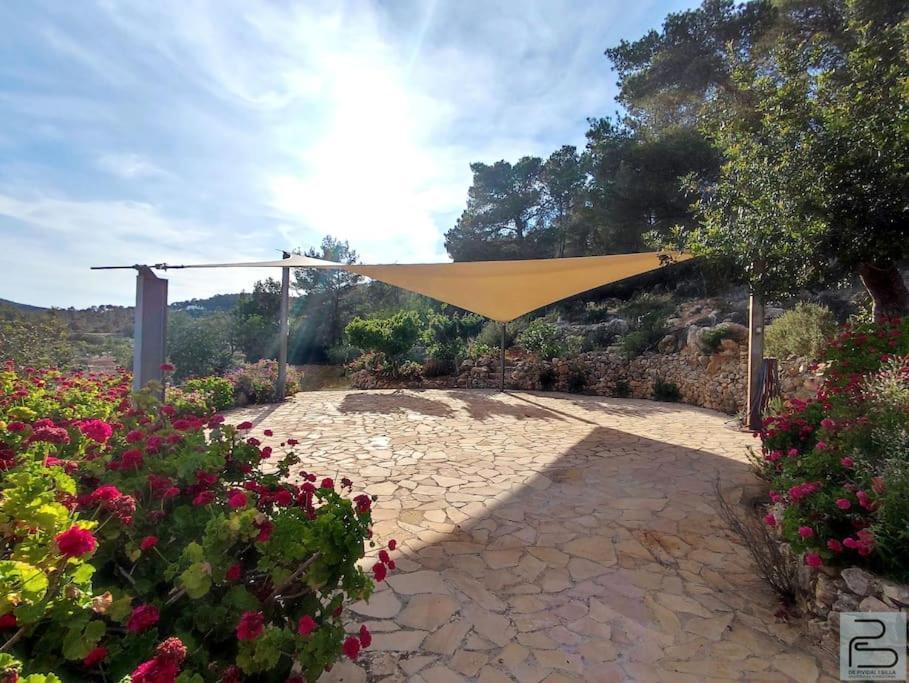 Casa Can Lluc Con Piscina, Jardin Y Vista Al Campo Sant Miquel De Balansat Exterior foto