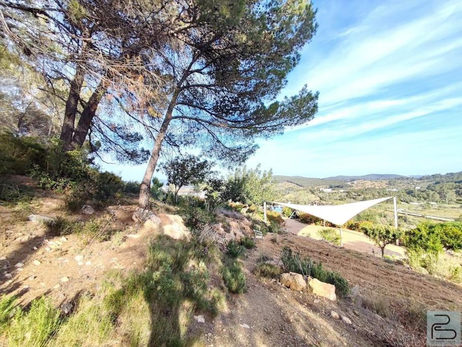 Casa Can Lluc Con Piscina, Jardin Y Vista Al Campo Sant Miquel De Balansat Exterior foto