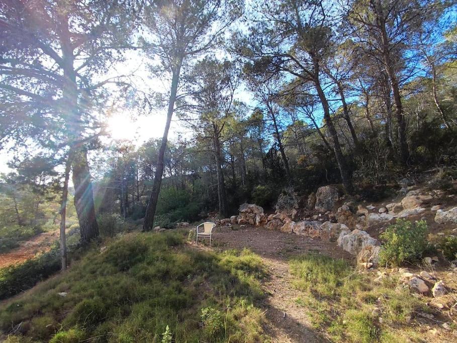 Casa Can Lluc Con Piscina, Jardin Y Vista Al Campo Sant Miquel De Balansat Exterior foto