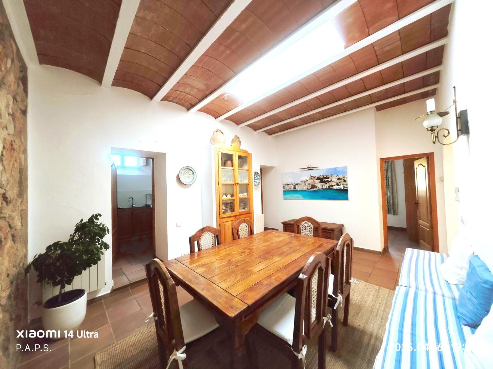 Casa Can Lluc Con Piscina, Jardin Y Vista Al Campo Sant Miquel De Balansat Exterior foto